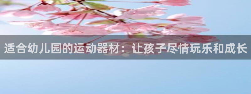 意昂体育3平台注册要钱吗是真的吗：适合幼儿园的运动器