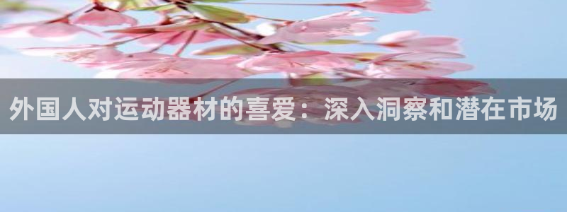 意昂体育3招商电话号码：外国人对运动器材的喜爱：深入