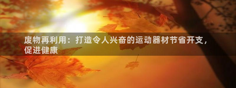 德国意昂3集团：废物再利用：打造令人兴奋的运动器材节