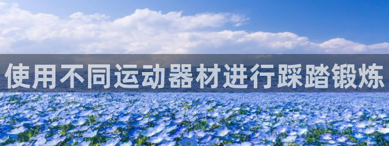 意昂体育3娱乐：使用不同运动器材进行踩踏锻炼